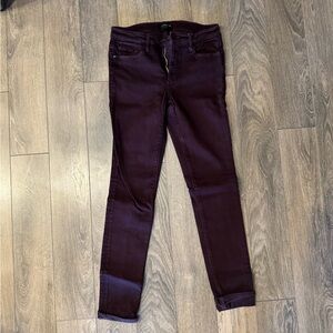 Black Orchid Jude Mid-Rise Women's Deep Purple Skinny Jeans